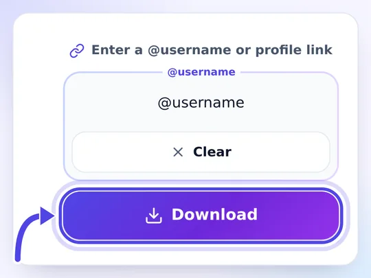 Username TikTok ditempel di snaptik.cat